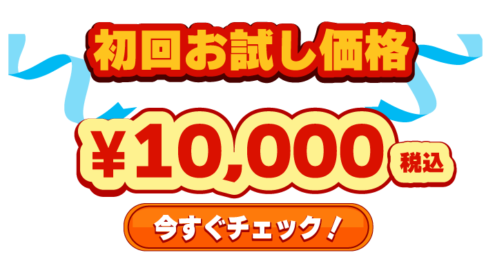 初回お試し価格10,000円